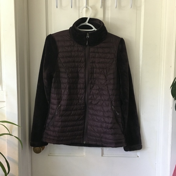 32 Degrees Heat Purple Down Fleece Jacket Size S - Picture 3 of 7